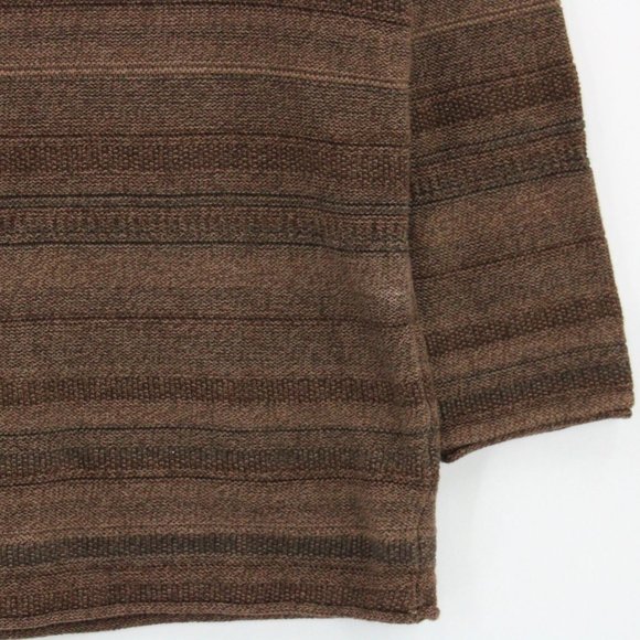 LRL Lauren Jeans Co. Sweater Womens Brown Pullover Long Sleeve Knit Size Medium - Picture 4 of 10